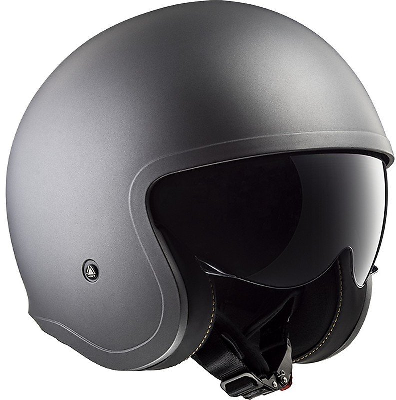 Мотошлем LS2 OF599 Spitfire Single Mono Matt Titanium