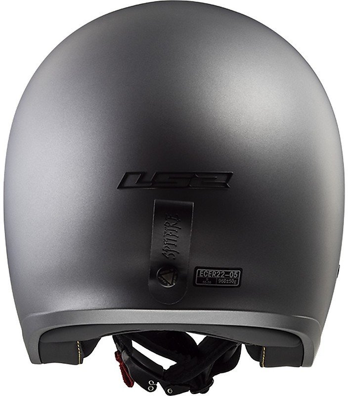 Мотошлем LS2 OF599 Spitfire Single Mono Matt Titanium