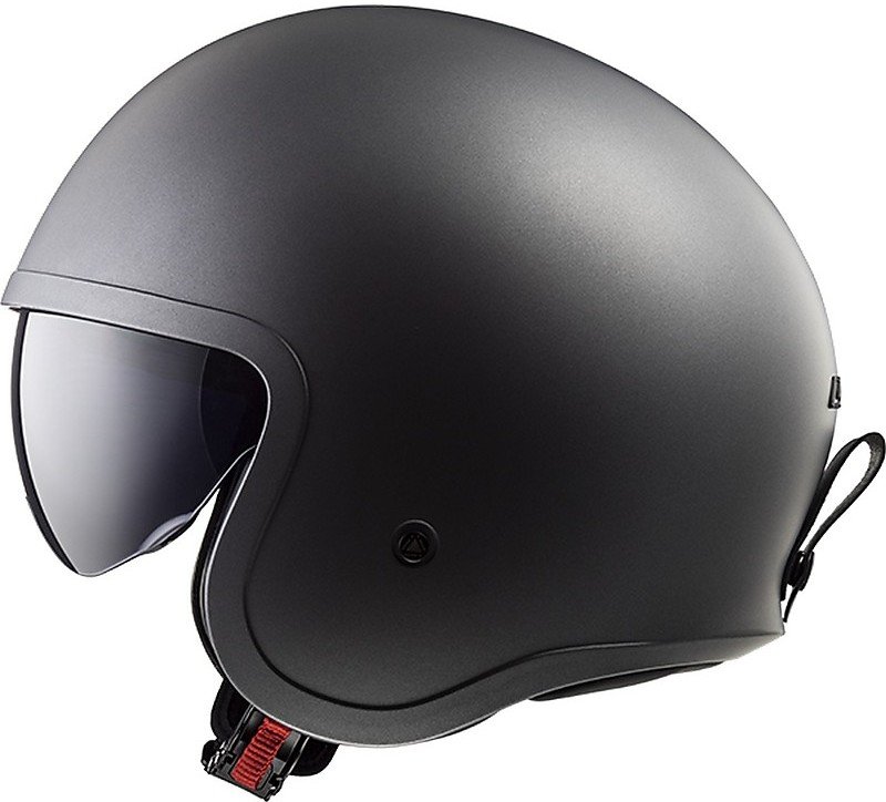 Мотошлем LS2 OF599 Spitfire Single Mono Matt Titanium