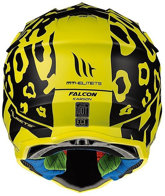 Мотошлем MT Helmets Falcon Karson Yellow/Black