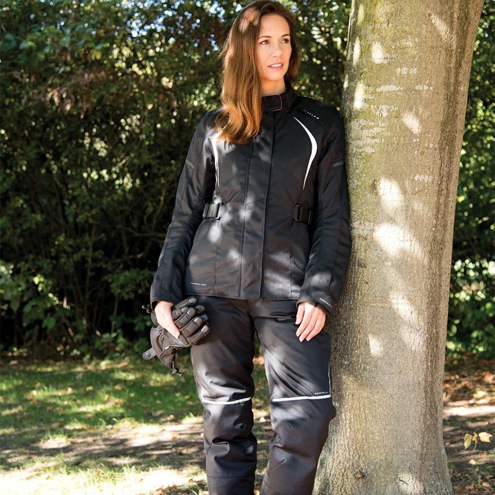 Мотокуртка жіноча Oxford Dakota 2.0 WS Jacket Black /White