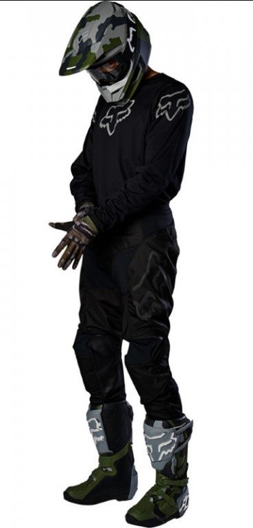 Мотоджерси Fox 180 Prix Jersey Black/Black