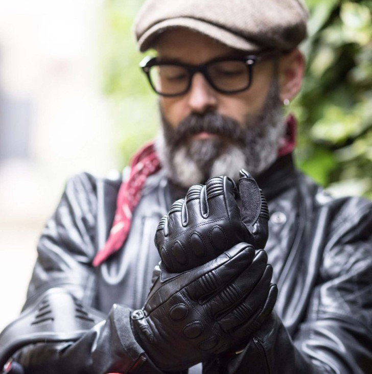 Мужские мотоперчатки Knox Hanbury Black