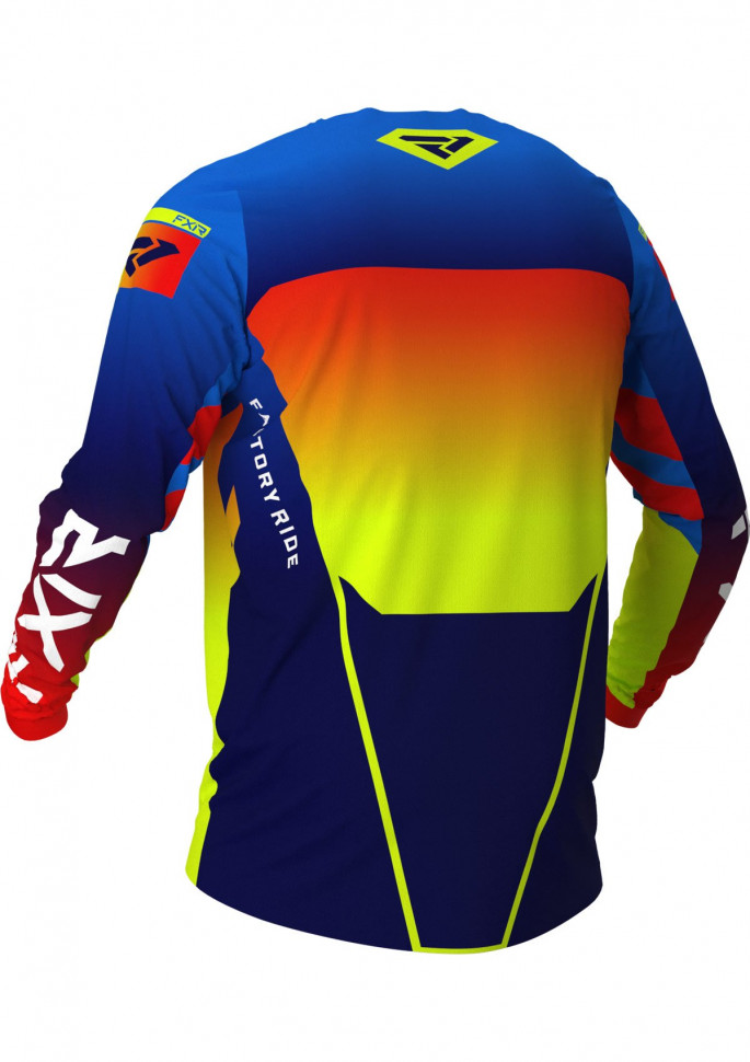 Мотоджерси FXR Helium MX 21 Blue/Hi Vis/Red