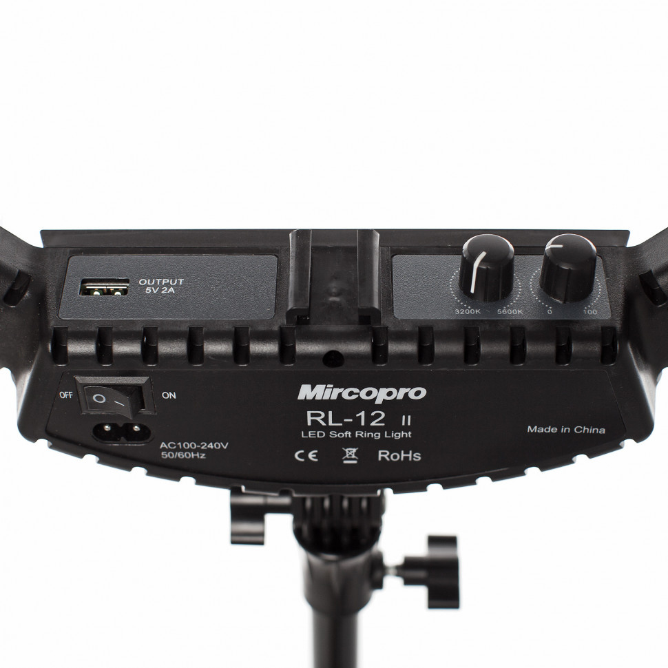 Набор света для фото-видео контента Mircopro RL-12IIK6 6 предметов (RL-12IIK6)