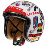 Мотошолом MT Helmets Le Mans 2 SV Anarchy White/Multicolor