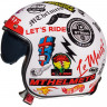 Мотошлем MT Helmets Le Mans 2 SV Anarchy White/Multicolor