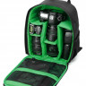 Рюкзак для фотоаппарата Indepman DCA-0066G Black/Green