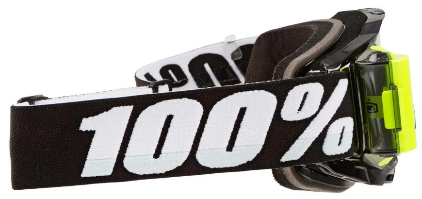 Мото очки 100% Accuri 2 Forecast Goggle Black Clear Lens Roll-Off (50221-901-01)