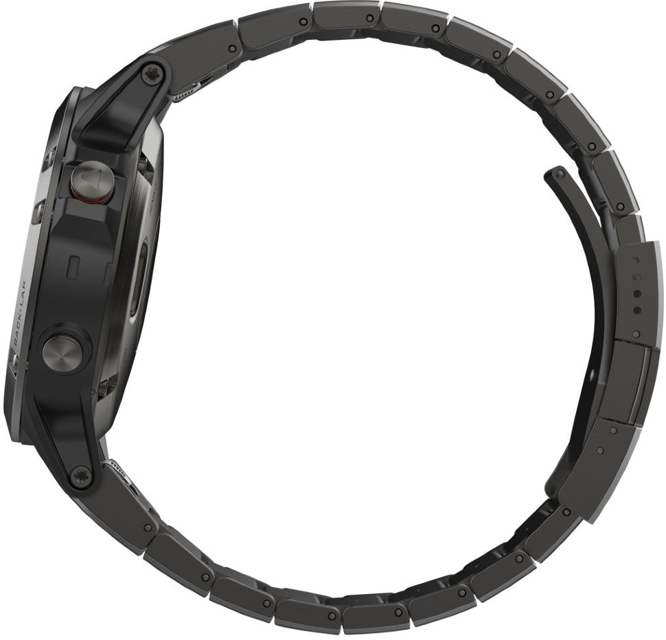 Спортивні годинник Garmin Fenix 5 Plus Sapphire Titanium with Titanium Band (010-01988-03)