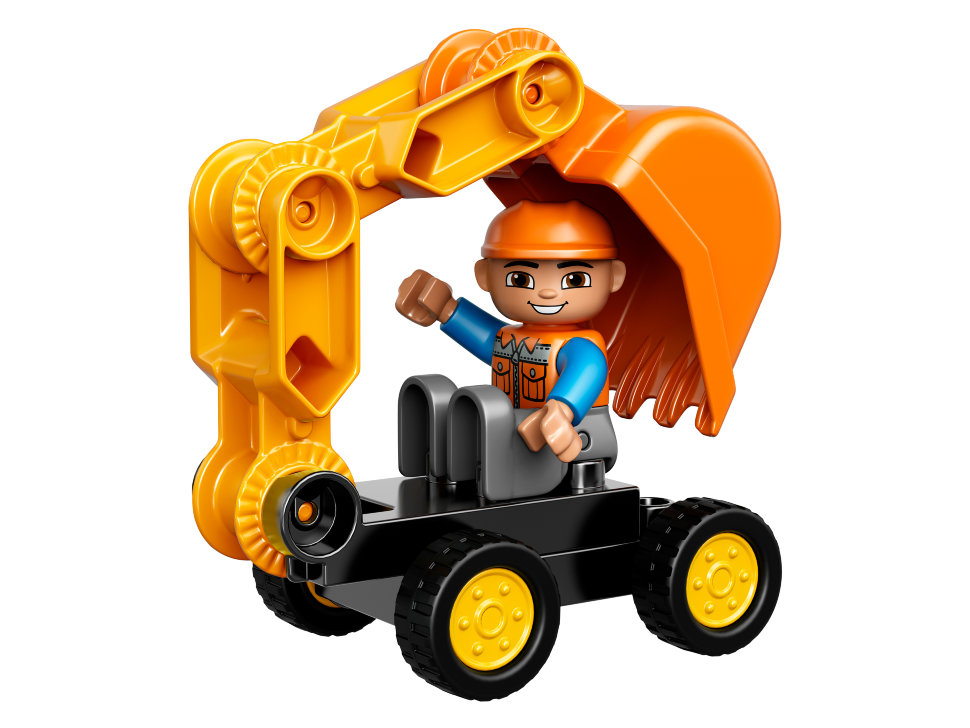 Конструктор Lego Duplo: грузовик и гусеничный экскаватор (10812)