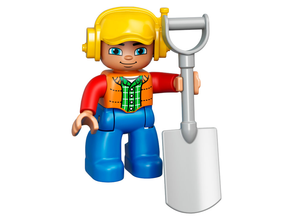 Конструктор Lego Duplo: грузовик и гусеничный экскаватор (10812)