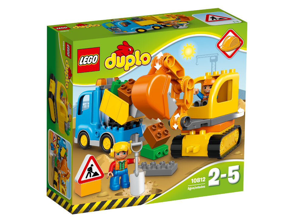 Конструктор Lego Duplo: грузовик и гусеничный экскаватор (10812)