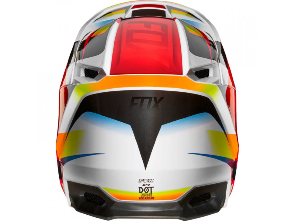 Мотошлем Fox V1 Motif Helmet Red/White