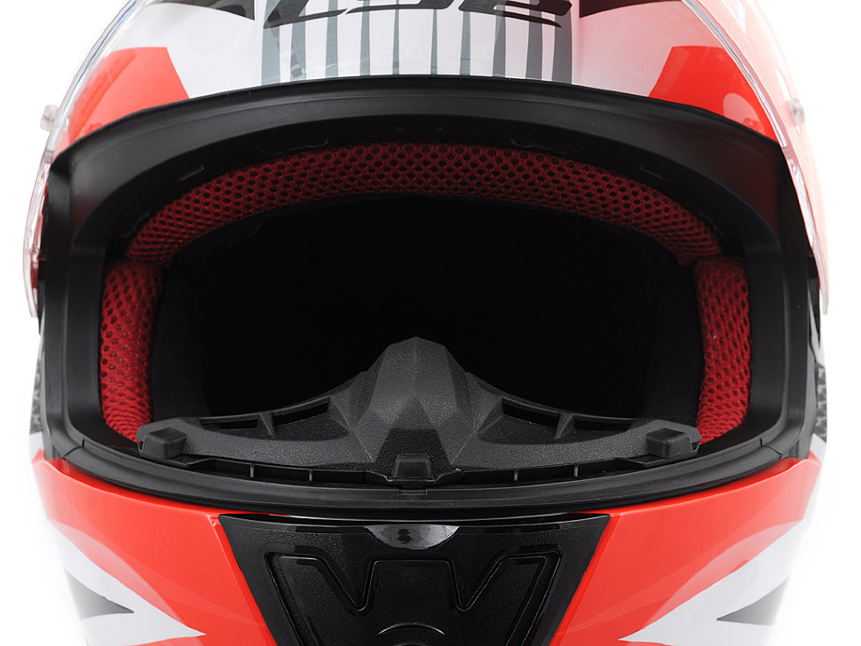 Мотошлем LS2 FF353 Rapid Grid White/Red