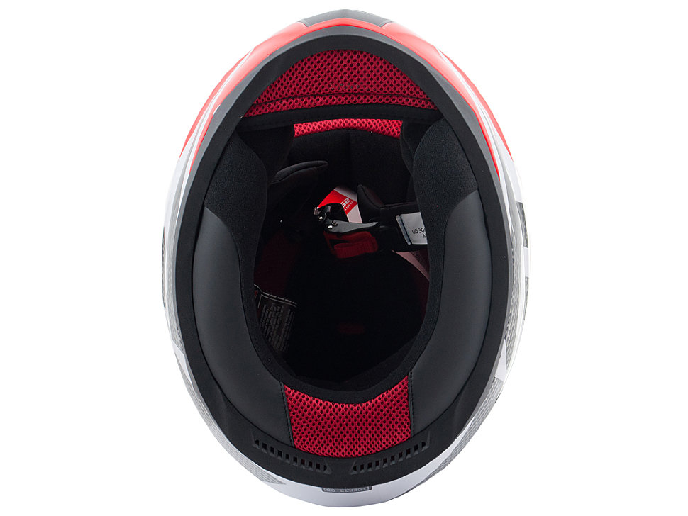 Мотошлем LS2 FF353 Rapid Grid White/Red