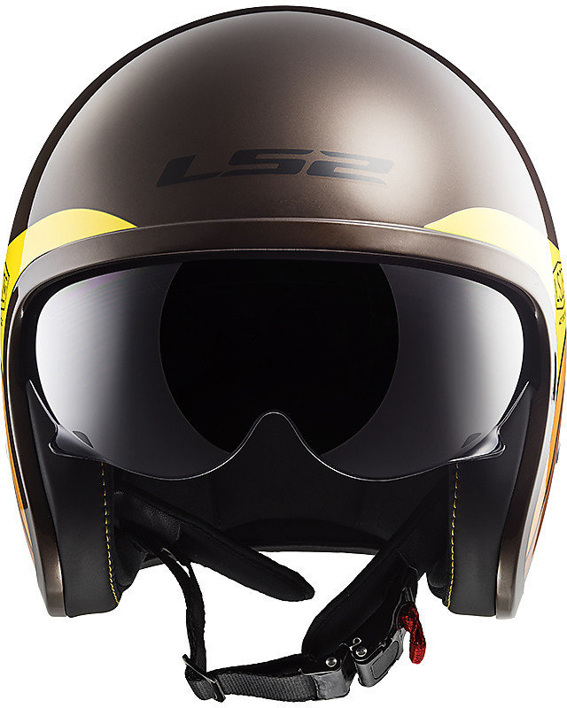 Мотошлем LS2 OF599 Spitfire Sunrise Brown