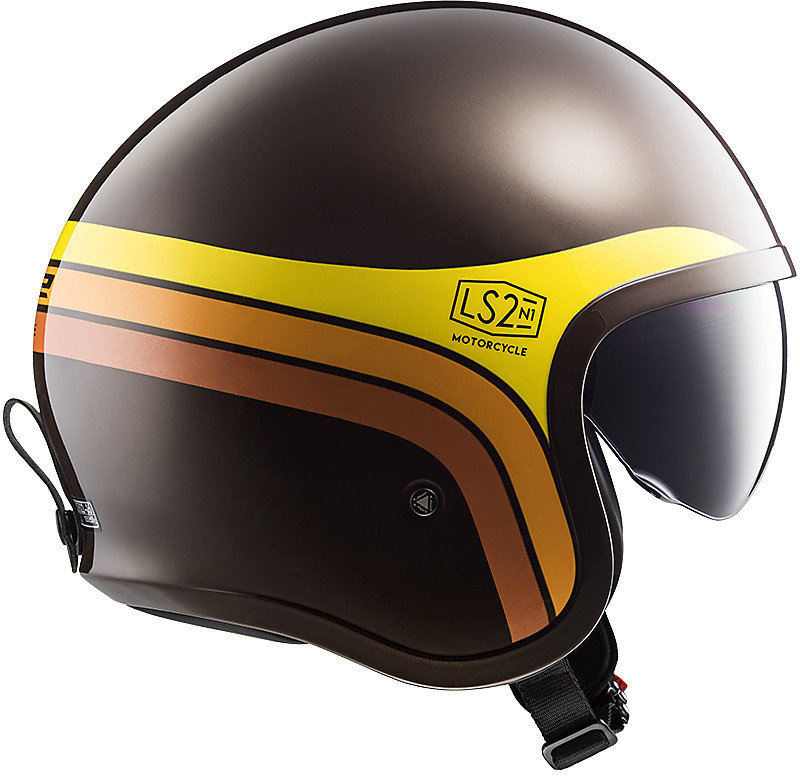 Мотошлем LS2 OF599 Spitfire Sunrise Brown