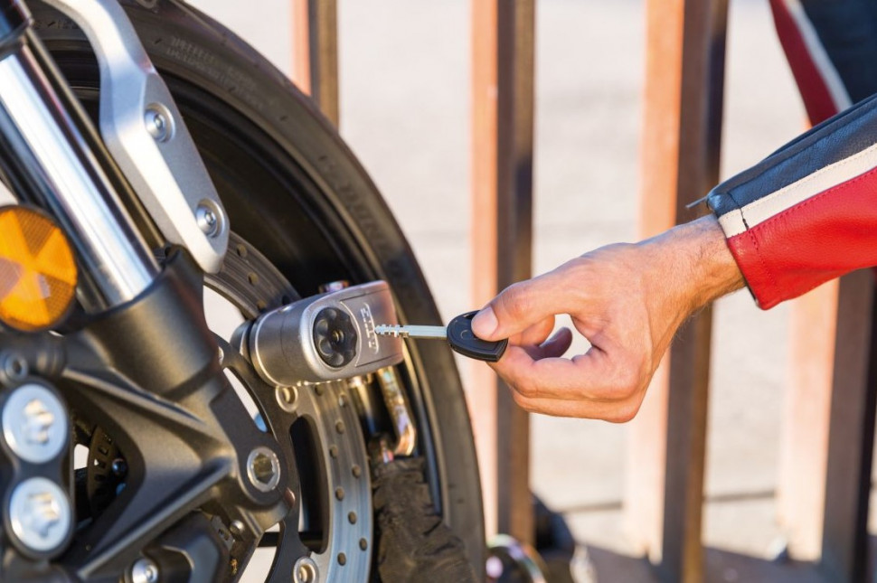 Мотозамок с сигнализацией и цепью ABUS 8008/12KS120 Granit Detecto X-Plus (766992)