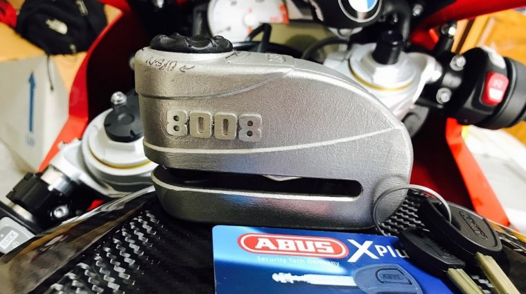 Мотозамок с сигнализацией и цепью ABUS 8008/12KS120 Granit Detecto X-Plus (766992)