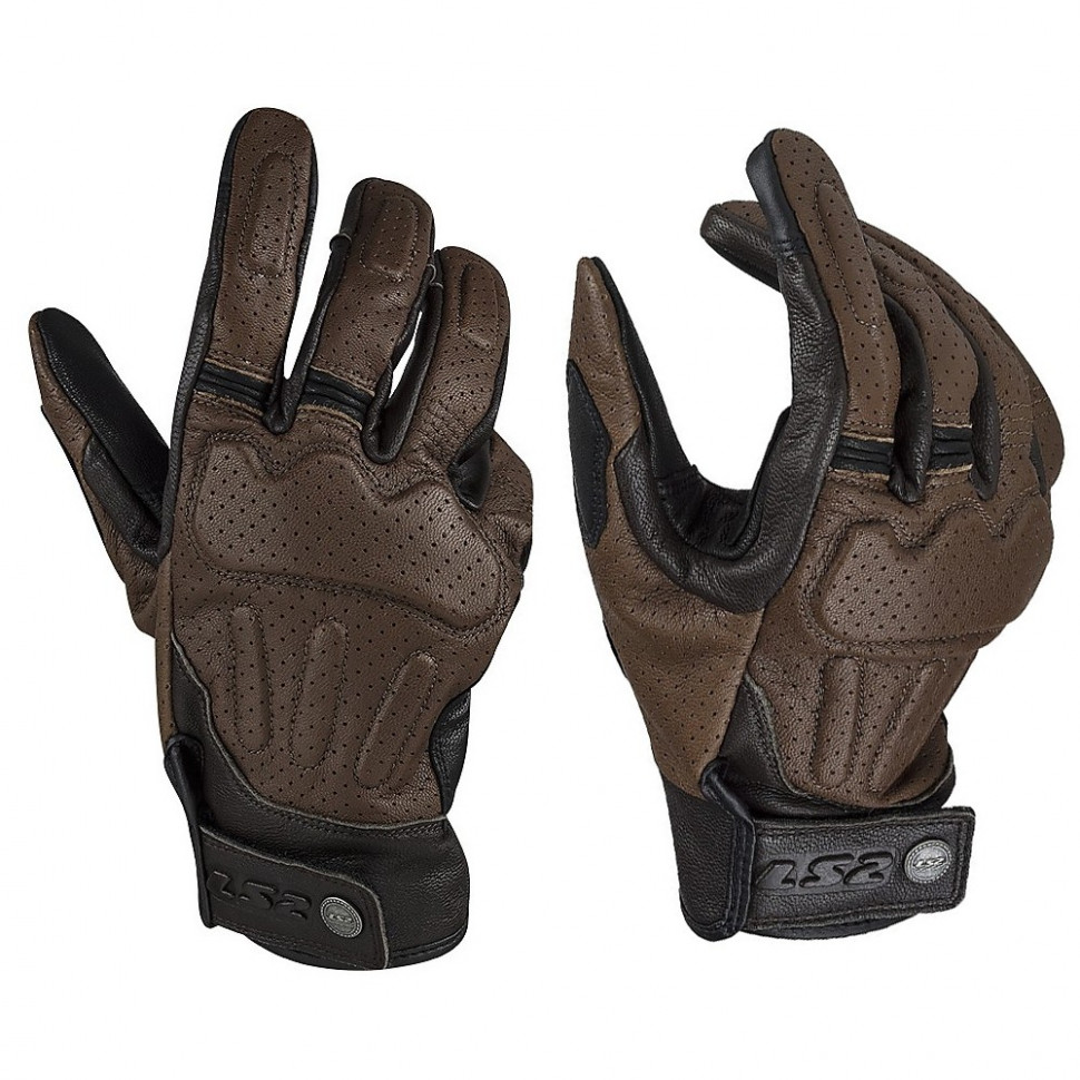 Мотоперчатки мужские LS2 Rust Man Gloves Brown Leather