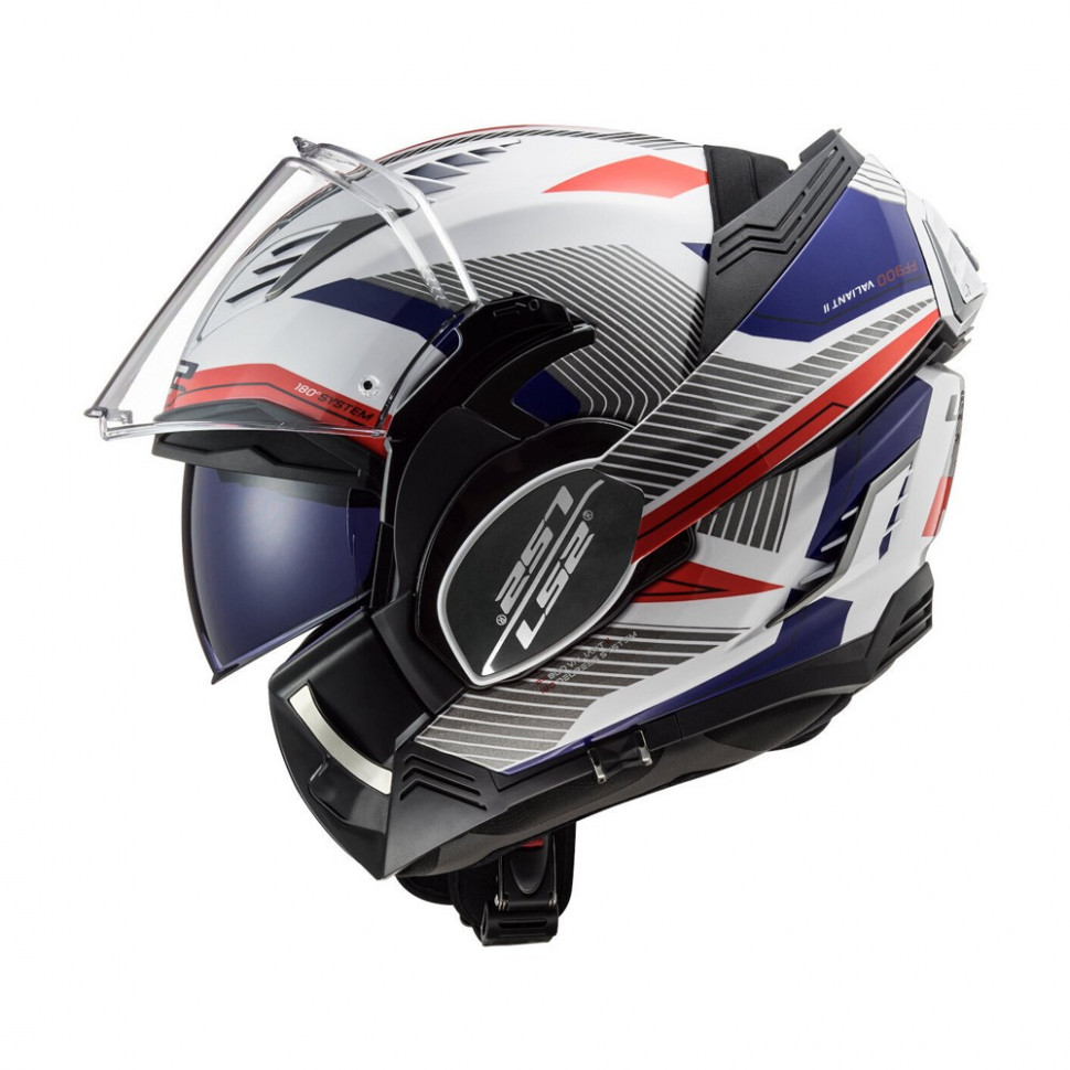 Мотошлем LS2 FF900 Valiant II Revo White Red Blue