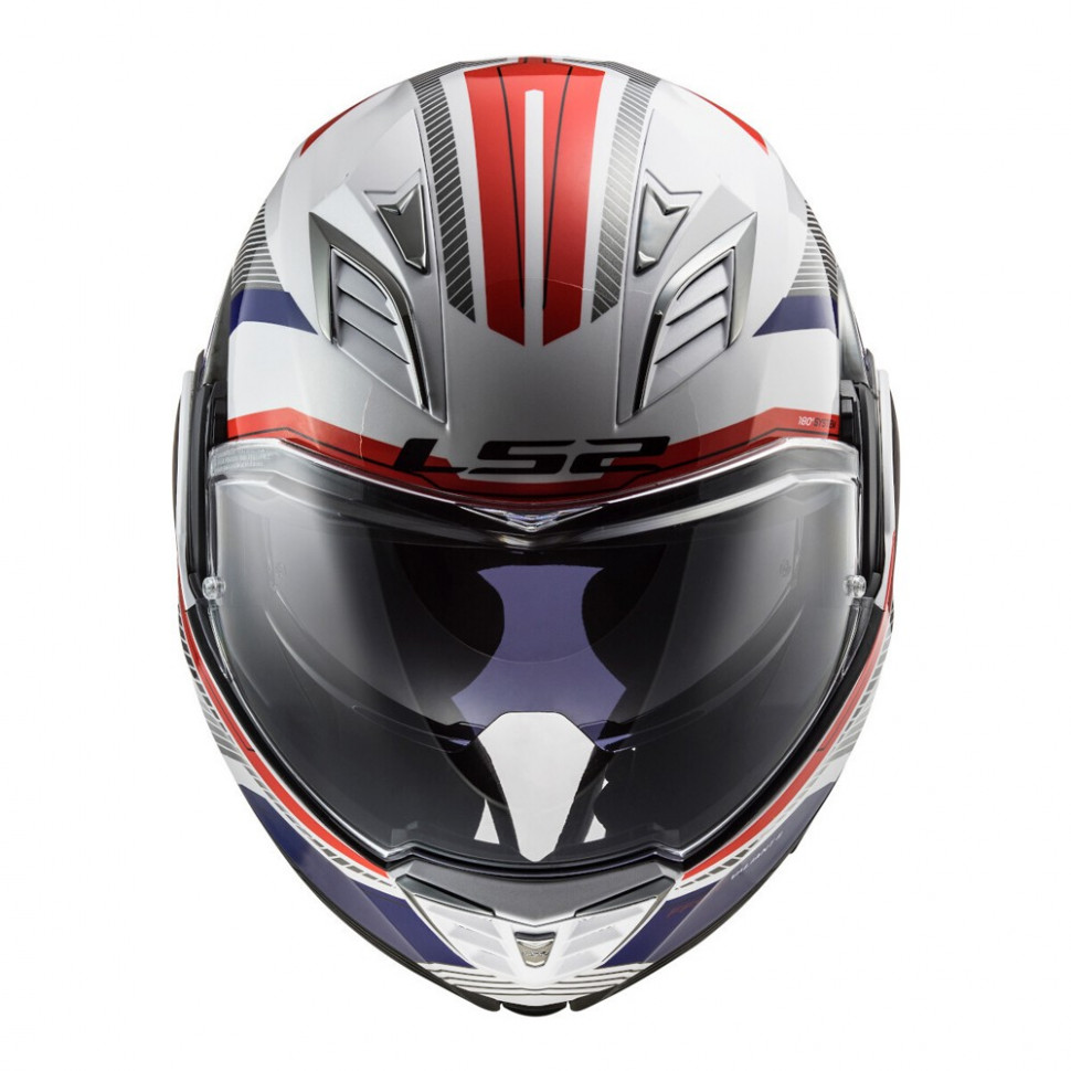 Мотошлем LS2 FF900 Valiant II Revo White Red Blue