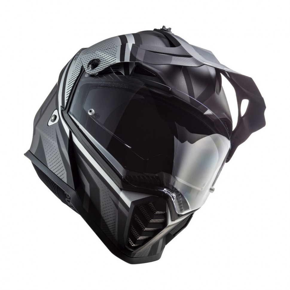 Мотошлем LS2 MX436 Pioneer Evo Master Matt Titanium