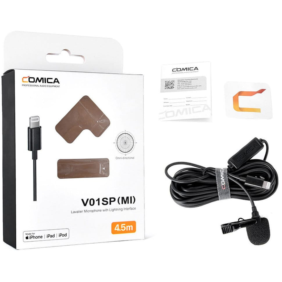 Петличный микрофон Comica V01SP(UC) USB Type-C 4.5m