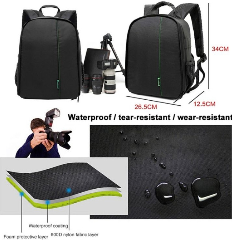 Рюкзак для фотоаппарата Indepman DCA-0066H Black/Grey