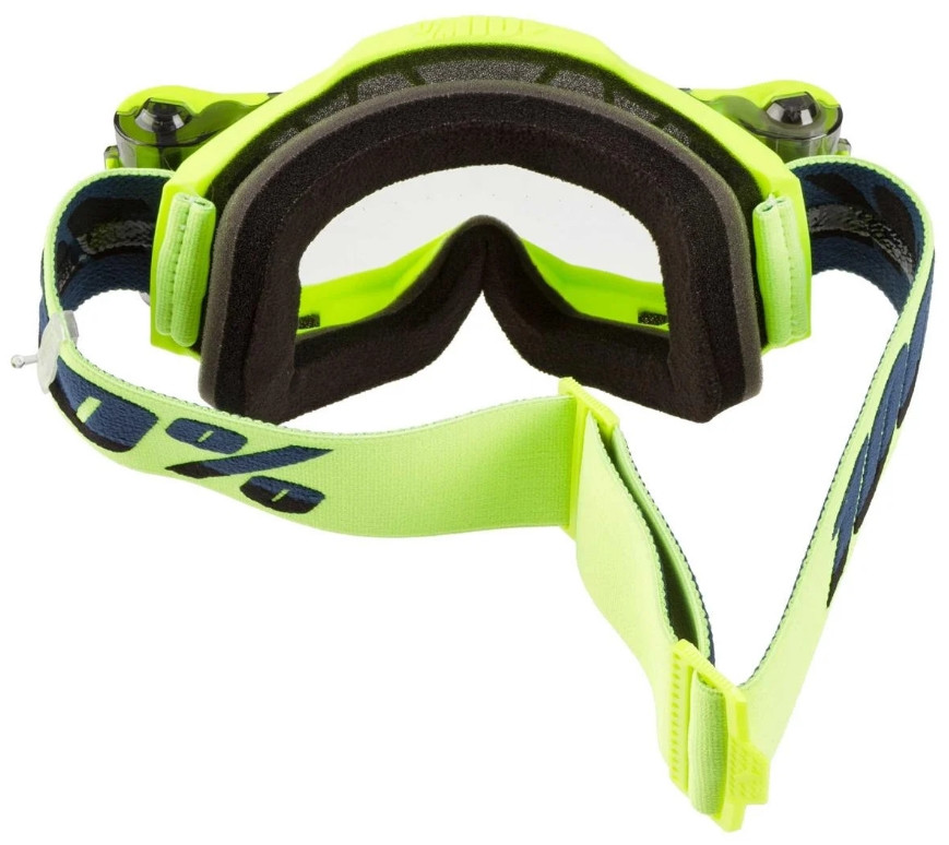 Мото очки 100% Accuri 2 Forecast Goggle Fluo Yellow Clear Lens Roll-Off (50221-901-04)