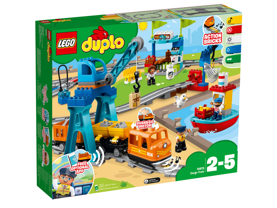 Конструктор Lego Duplo: грузовой поезд (10875)