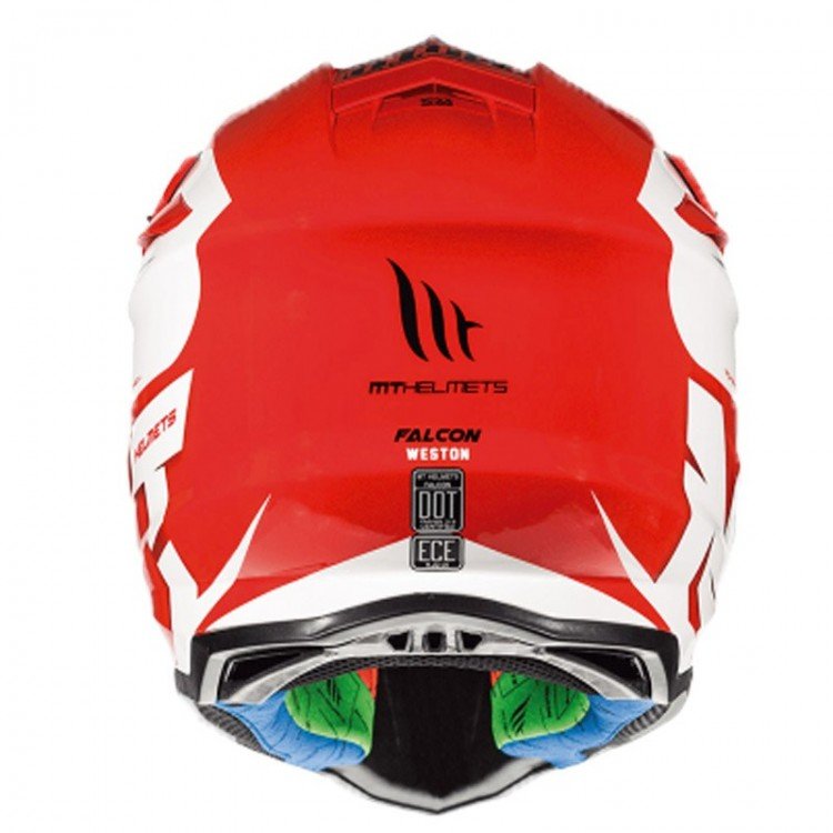 Мотошлем MT Helmets Falcon Weston Red/White/Black
