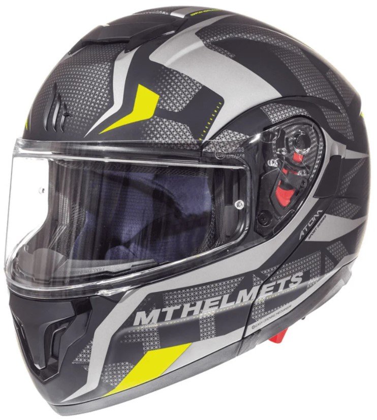 Мотошлем MT Helmets Atom SV Divergence Matt Grey