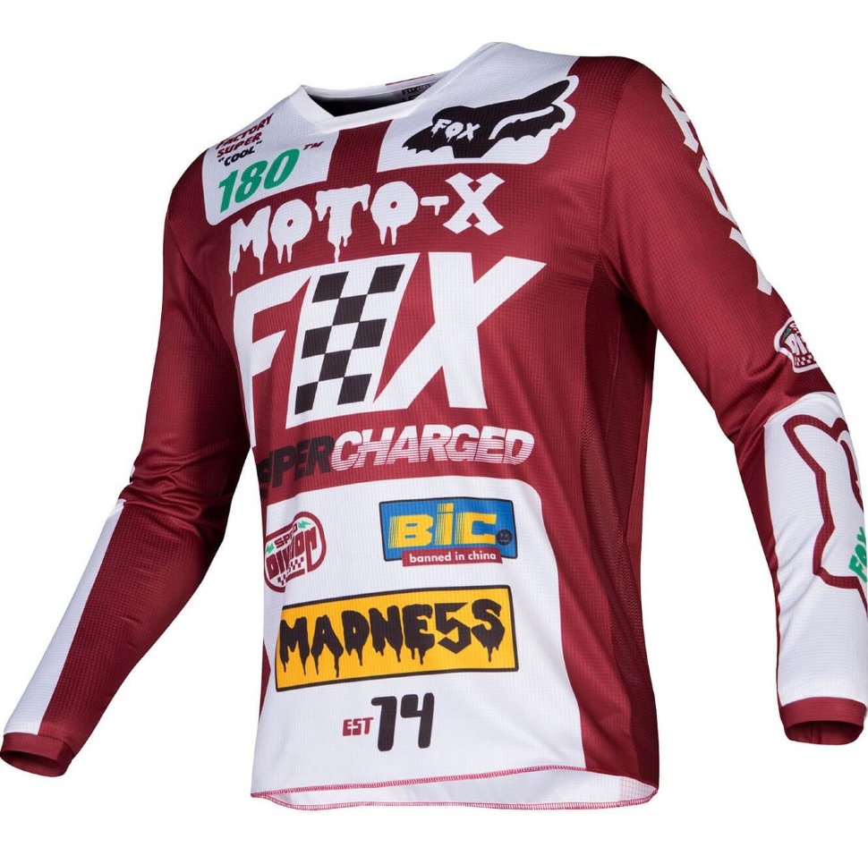 Мотоджерсі FOX 180 Czar Jersey Crdnl