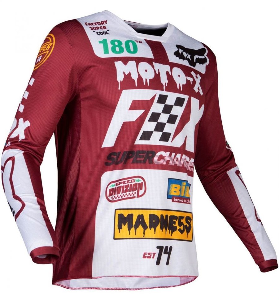 Мотоджерси FOX 180 Czar Jersey Crdnl