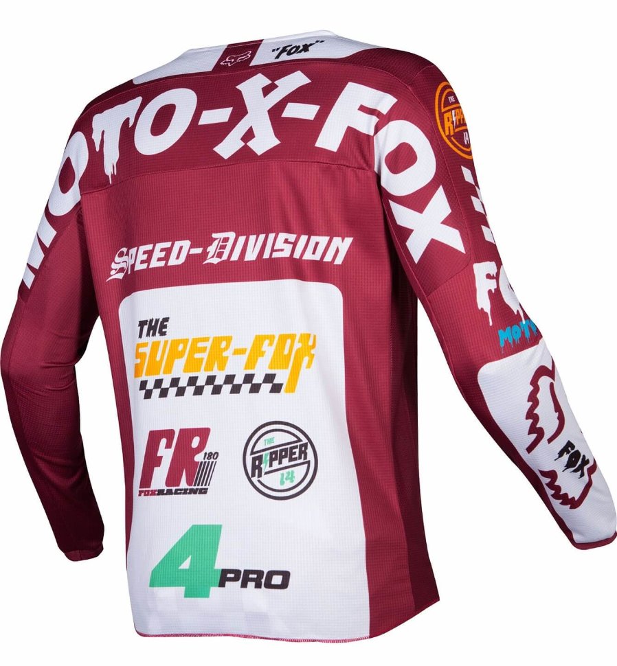 Мотоджерси FOX 180 Czar Jersey Crdnl