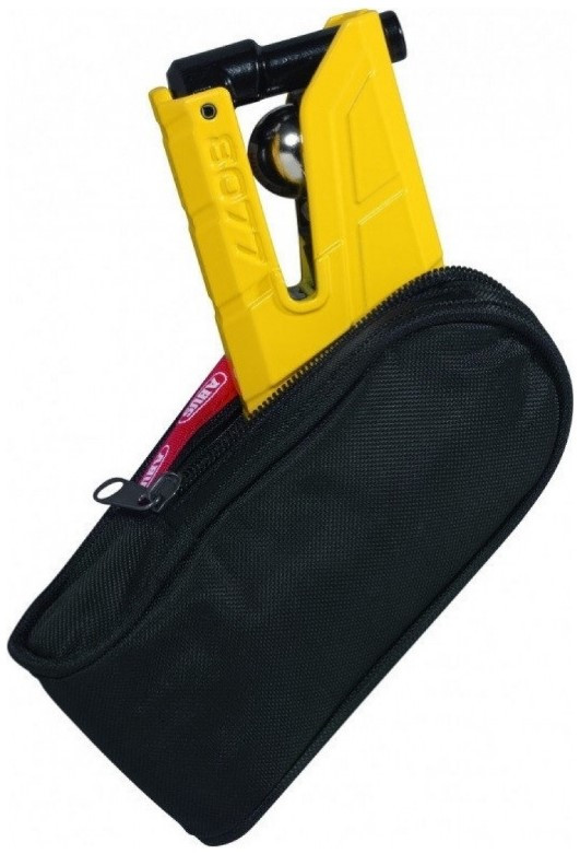 Мотозамок с сигнализацией и цепью ABUS 8077/12KS120 Granit Detecto Yellow (190056)