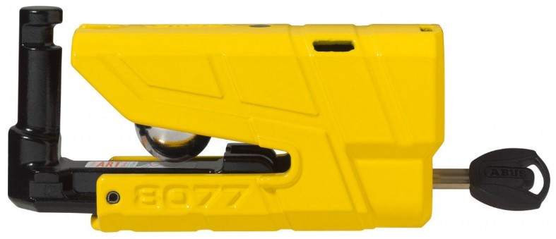 Мотозамок с сигнализацией и цепью ABUS 8077/12KS120 Granit Detecto Yellow (190056)